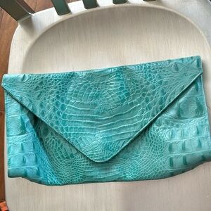 Turquoise clutch